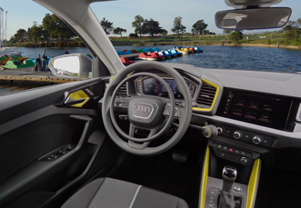 Audi A1 mit Darios Fahrhilfen