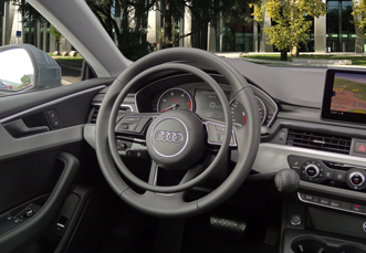 Audi A5 mit Darios Fahrhilfen