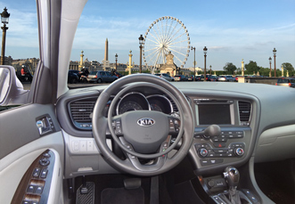 Kia Optima mit Fahrhilfen Darios und Handbetriebsbremse von Kempf
