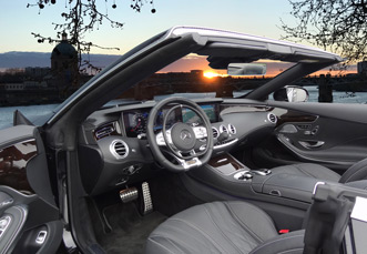 Mercedes S-Klasse mit Darios Fahrhilfen