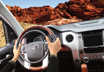 Toyota Tundra mit Darios Gasring und Handbetriebsbremse von Kempf